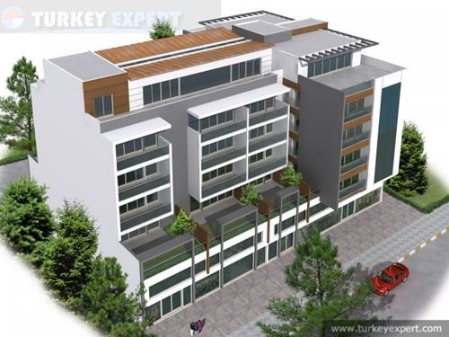 Nieuwe appartementen gelegen in het centrum van Kusadasi