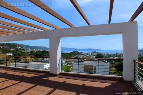 Luxe villa met privézwembad en uitzicht op Bodrum kasteel