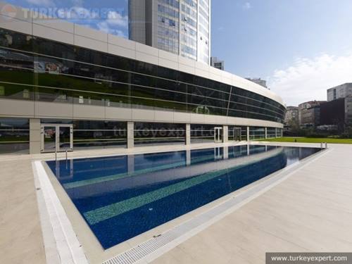 Ruim luxe appartement in Divan Residence in het centrum van Istanbul, Sisli Bomonty
