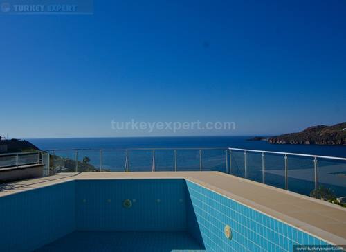 Luxury villa with private pool in Bodrum with full sea views