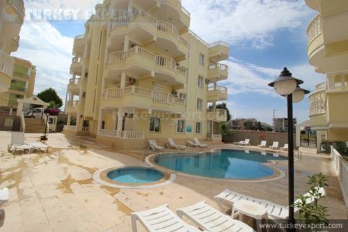 Large duplex apartment in Altinkum, only 800 meters to beach