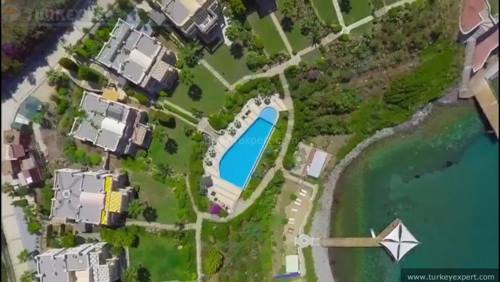 Villa on the beach for sale in Bodrum
