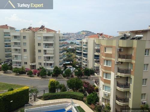 Spacious apartment with sea views for sale in Marina area, Kusadasi on the Ege Marin complex