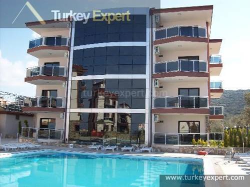 New Kusadasi apartment with pool view
