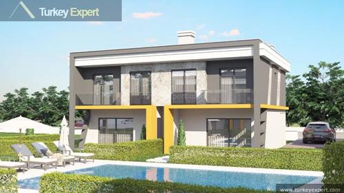New luxurious villas for sale near the beach in Kusadasi Guzelcamli