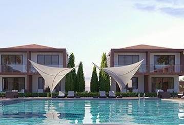 Luxurious new villa for sale in Kusadasi, close to the sandy beach
