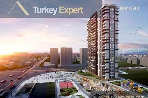 Ready to move in project with metro connection in Istanbul's future hub