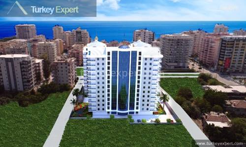 High standard apartments in Alanya, central location close to the beach and to amenities