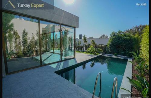 Modern detached villa with private pool for sale near Bodrum center