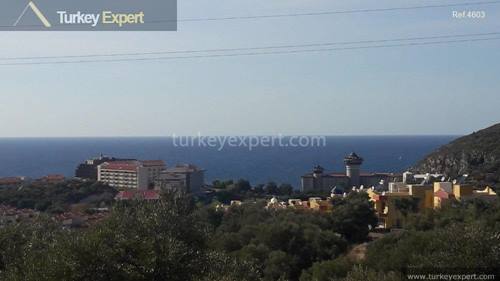 Buildig land in Turkey with open sea views