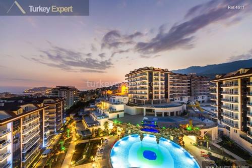 A variety of apartments in Oba Alanya offering lovely views over the Mediterranean sea