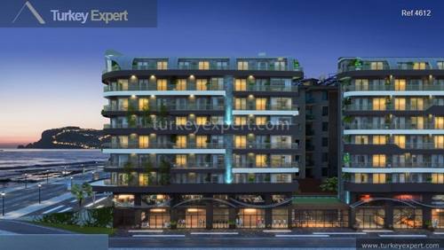Luxury design beach front apartments in Antalya - Alanya