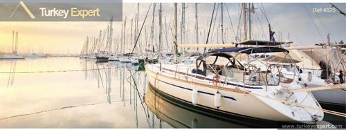 Peaceful Istanbul Kalamis apartments with magnificent views over marina and sea with installment plan