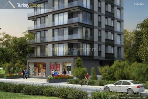 High standard new 3-bedroom apartment near Bagdat Street in Istanbul, 300 m from the sea