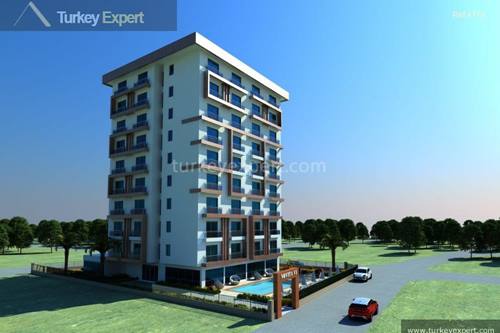 One-bedroom new built investment apartments in Mahmutlar