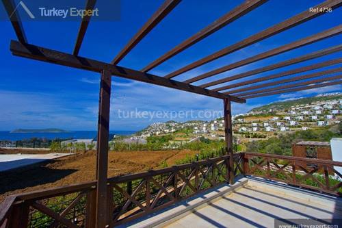 Detached sea view villa in Bodrum Gumusluk