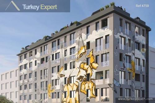 Stylish apartments for sale in Istanbul Bomonti, near Taksim