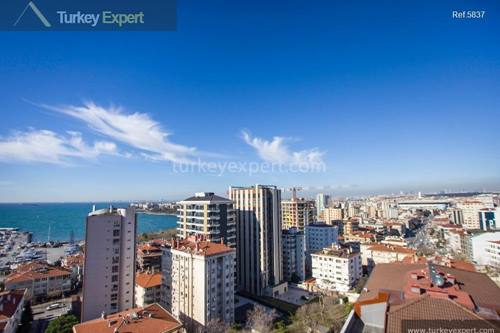 Breathtaking marina and sea views combined in this Kalamis apartment