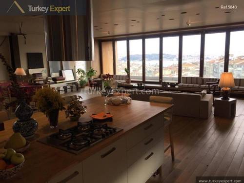 Contemporary dublex apartment for sale in prestigious neighborhood Tesvikiye Istanbul