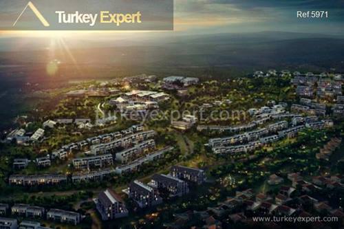 Designer flats surrounded by the peaceful Belgrad Forest in Zekeriyakoy Istanbul