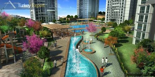 Apartment flats with concierge services near Metrobus station in Beylikduzu, Istanbul