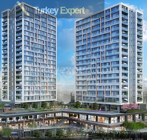 Apartments in a central location near Metro station for sale in Istanbul Basin Ekspress road