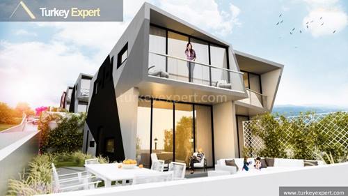 Black and White modern villa with sea views, 3 minutes from Kusadasi marina