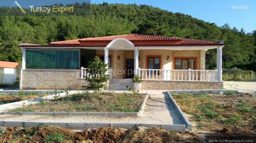 New bungalow farmhouse on a large land for sale near Kusadasi town