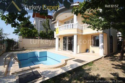 Sea view villa with private pool at Ladies Beach Kusadasi, pet-friendly property