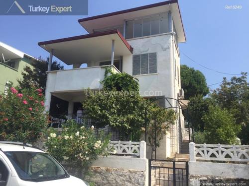 Detached villa with panoramic sea views for sale in Asiyan Site, Kusadasi