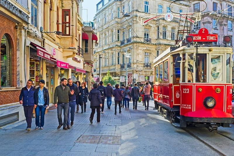 tram in istanbul turkey