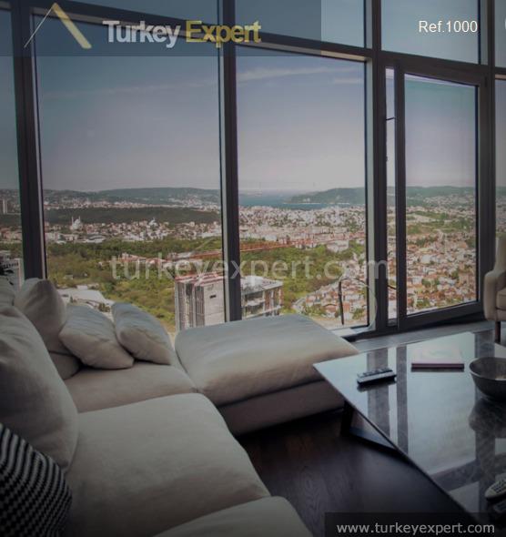 luxury apartment for sale in istanbul maslak with bosphorus views6