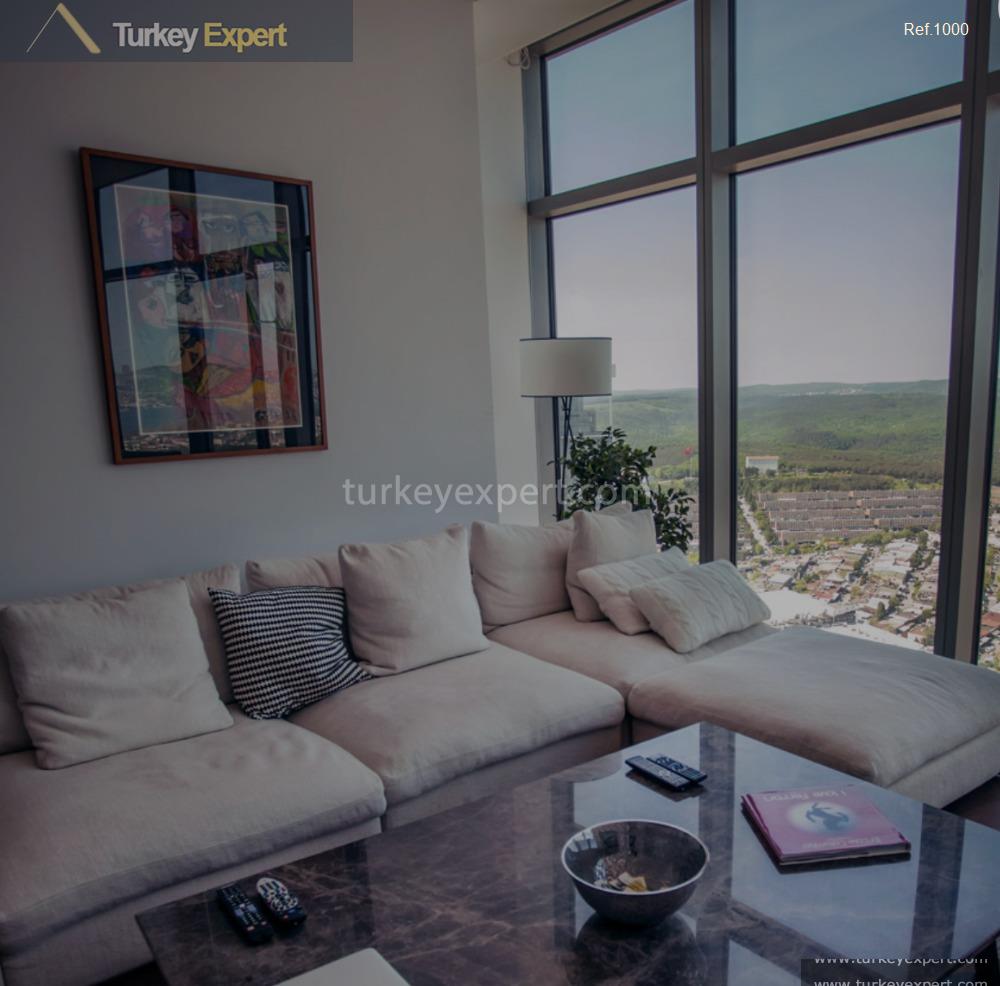 luxury apartment for sale in istanbul maslak with bosphorus views7