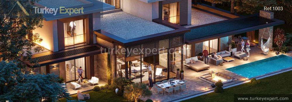 Luxurious villas in Istanbul Buyukcekmece in a complex with facilities 4