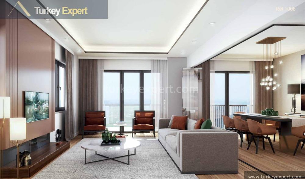 modern mansions with social areas for sale in istanbul umraniye asian side12