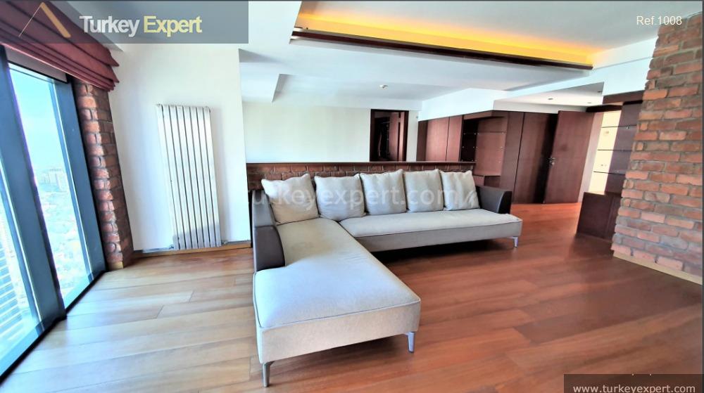 penthouse loft situated on the 28th floor for sale in istanbul levent21