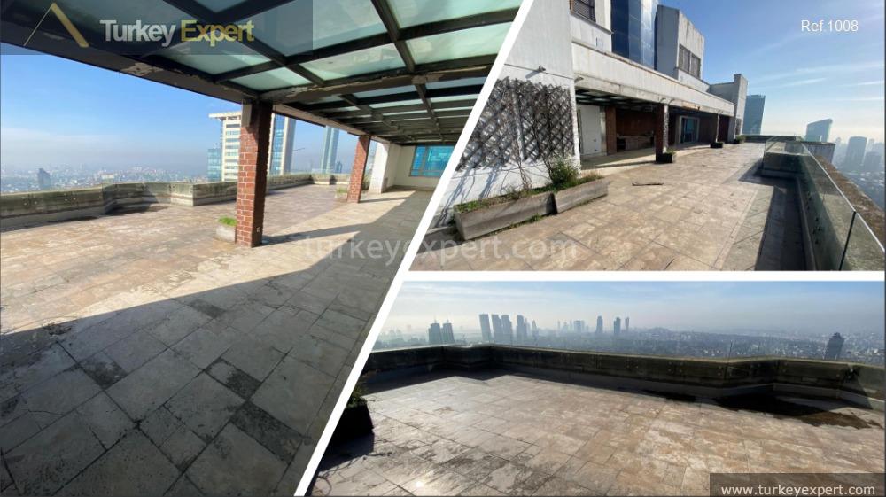 penthouse loft situated on the 28th floor for sale in istanbul levent32