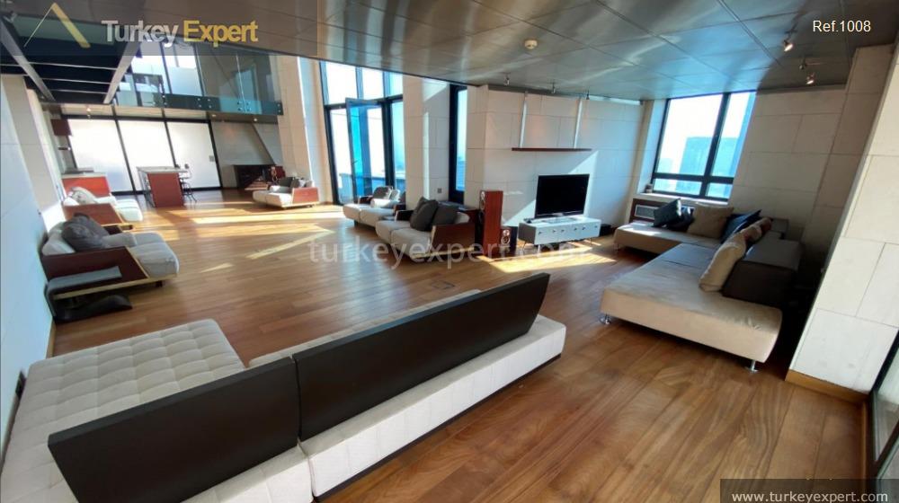 penthouse loft situated on the 28th floor for sale in istanbul levent4