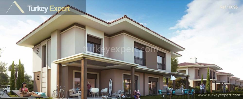 elegant villas for sale in izmir 100 meters to the8