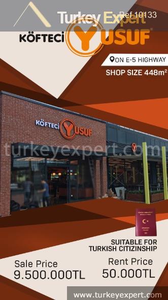 1commercial property in istanbul rented by a restaurant chain suitable2