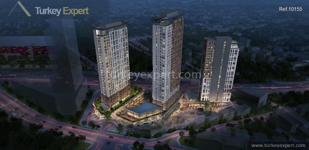 Modern Beylikduzu residential flats in a complex with shops and offices, with easy access to Istanbul E-5 highway 2