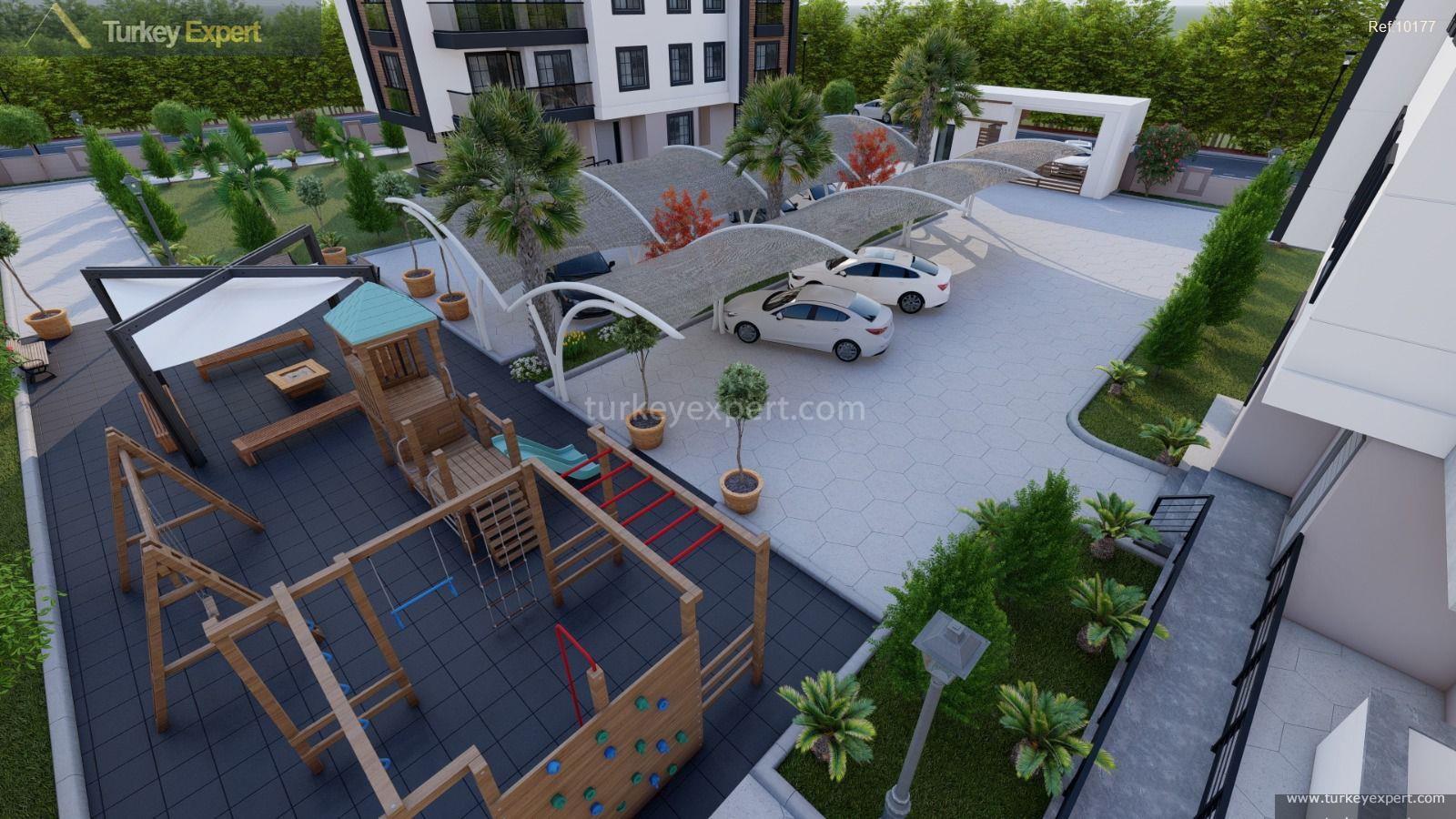 Spacious apartments for sale in Antalya with an installment plan 2