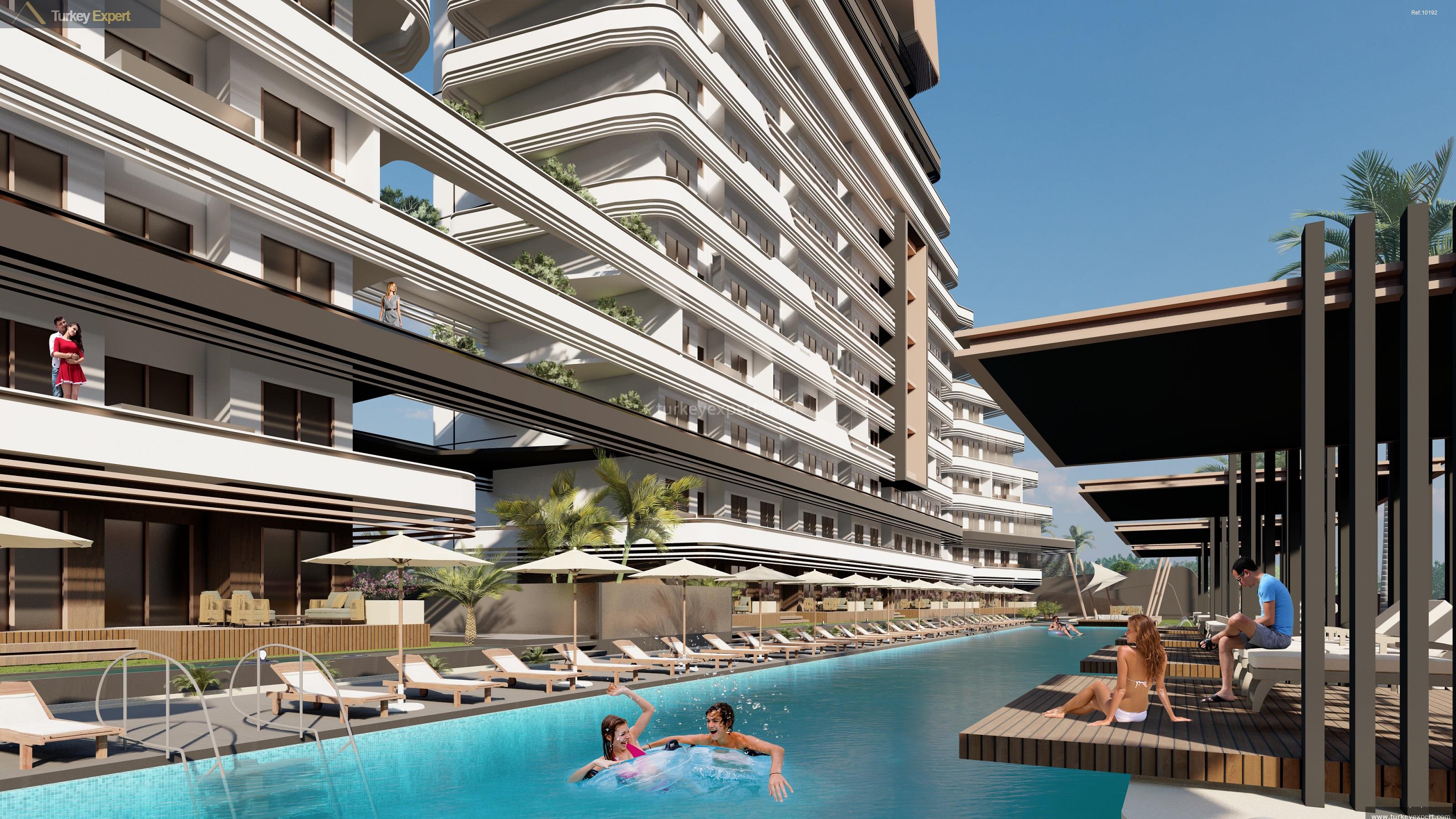 apartments for sale in a hotel concept complex in antalya18