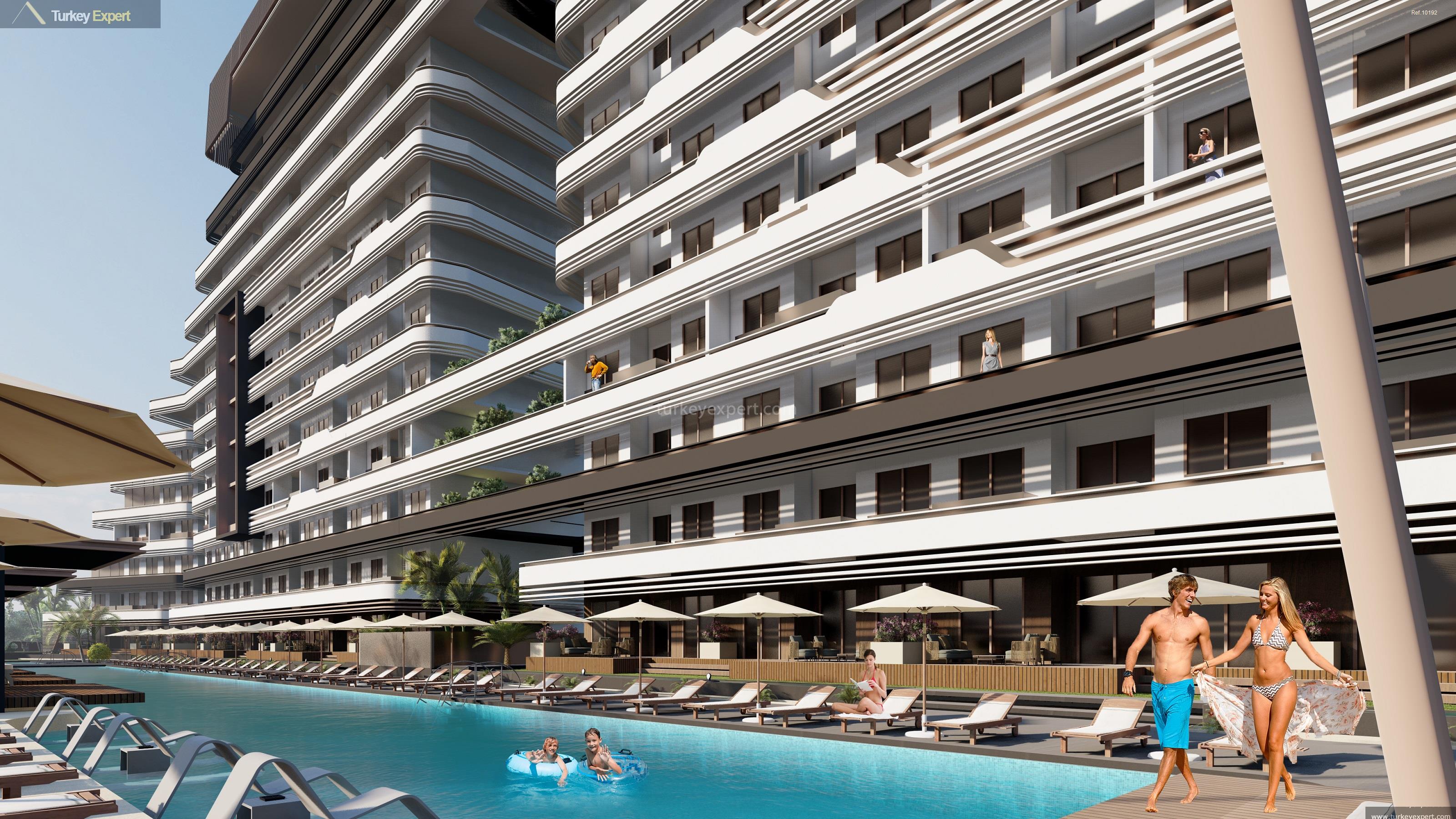 apartments for sale in a hotel concept complex in antalya19