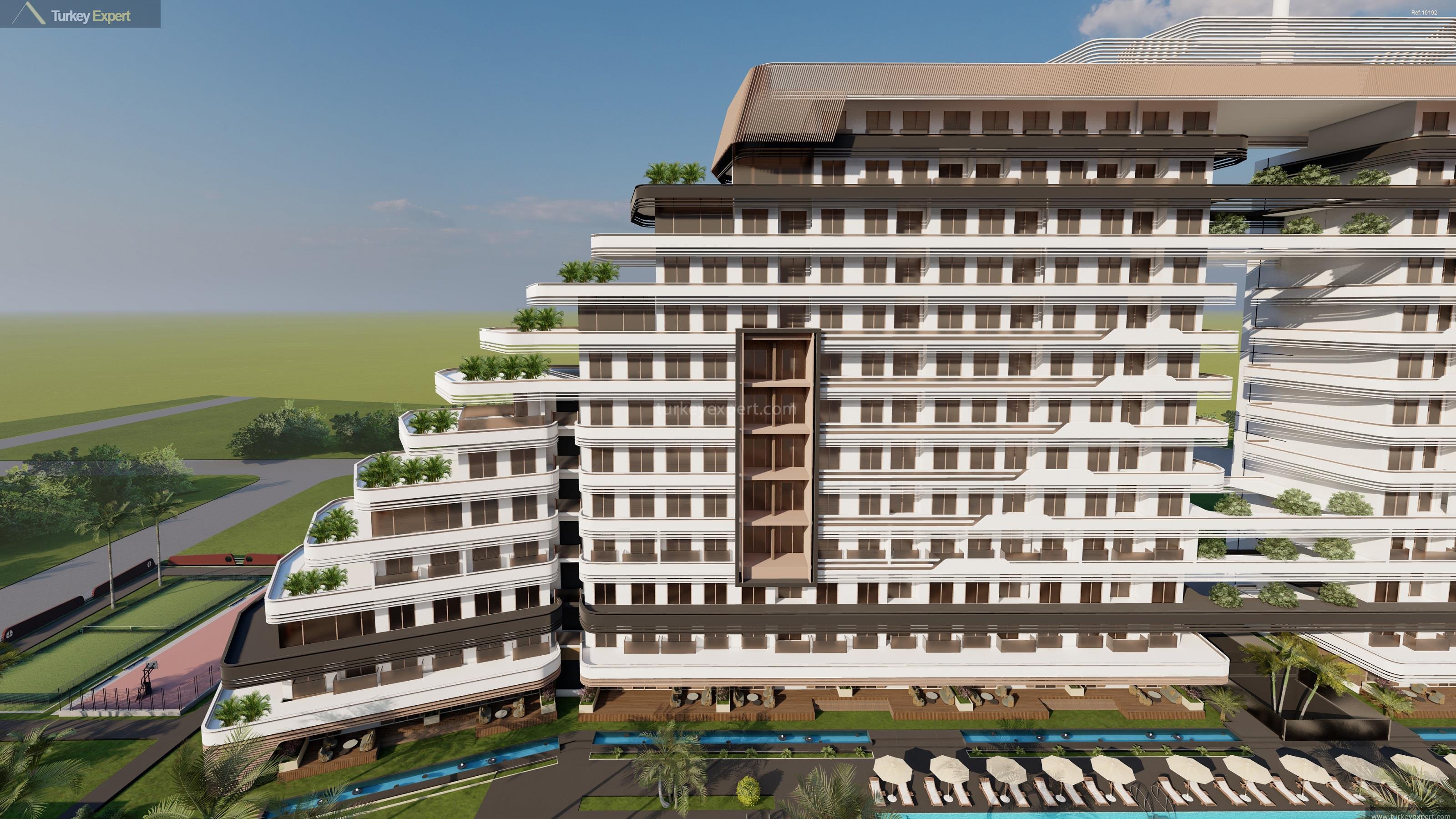 apartments for sale in a hotel concept complex in antalya8