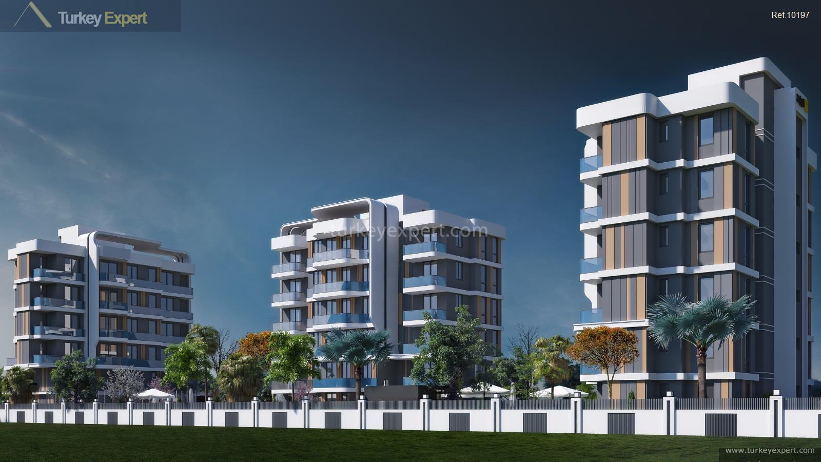 Antalya apartments with various layouts and modern facilities 1
