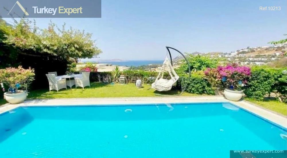 villa in bodrum gumusluk with a private pool and panoramic2