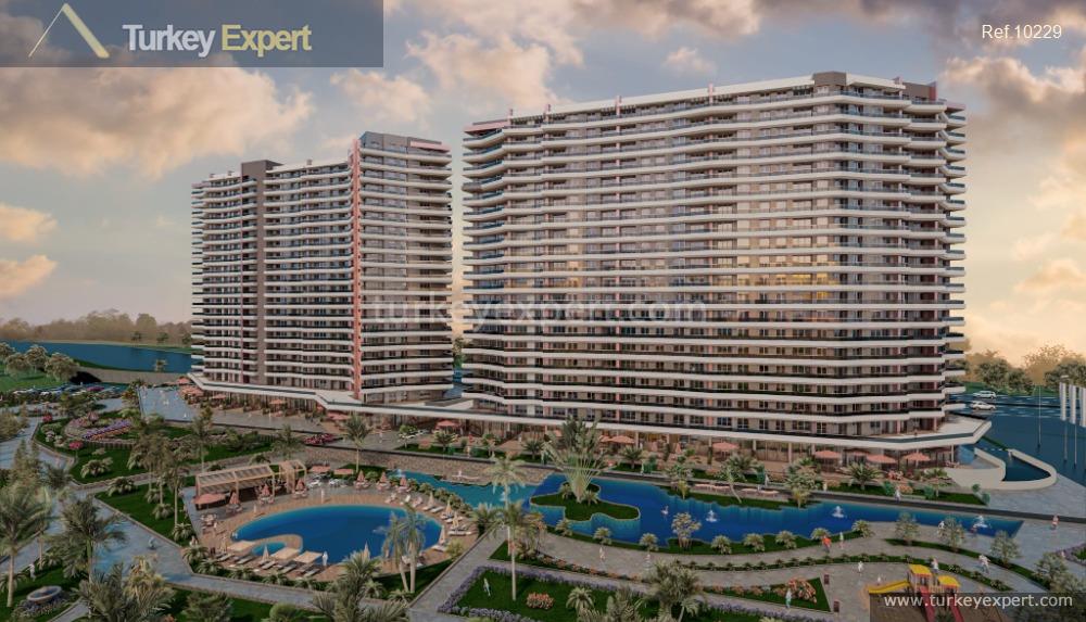 101residential complex in istanbul buyukcekmece with views and beautiful landscaped