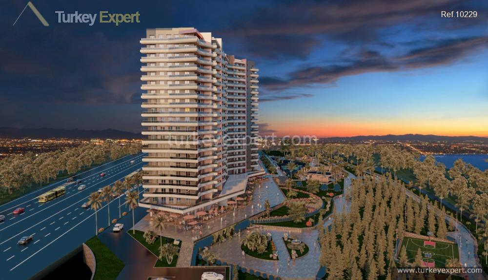 Квартиры на продажу в жилом комплексе в Стамбуле, район Бююкчекмедже, с красивым ландшафтным дизайном и видом на озеро 2