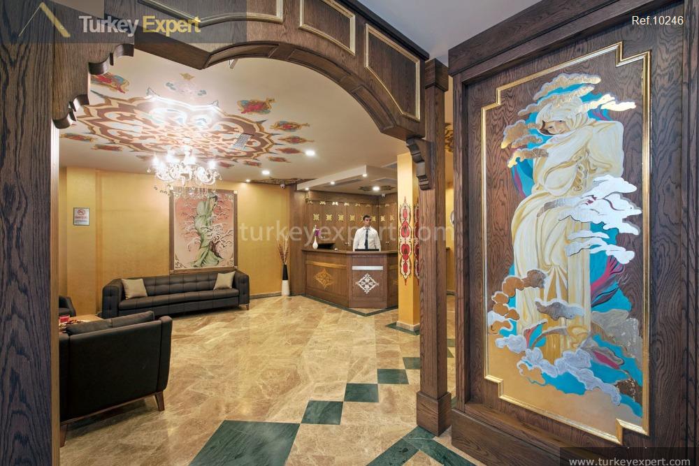 Boutique hotel for sale in Istanbul Fatih overlooks the Bosphorus and Sultan Ahmet Mosque 2